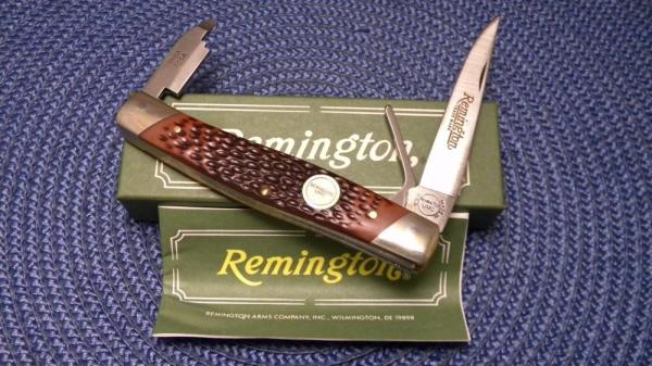 Remington USA Delrin R-7 Turkey Hunter Choke Blade Stockman Knife in Box Remington USA Delrin R-7 Turkey Hunter Choke Blade Stockman Knife in Box