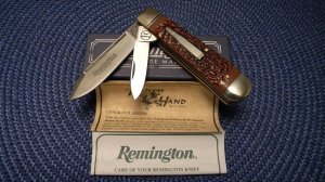 Remington USA 1999 Delrin R103 Ranch Hand Bullet Jack Knife in Box 