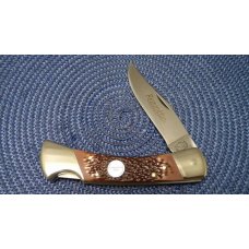 Remington USA Delrin R-9 Lockback Knife & Pouch in Box Remington USA Delrin R-9 Lockback Knife & Pouch in Box