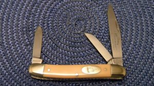 Jim Bowie (German Eye) Premium Quality Hand Made Germany Yellow Stockman Knife