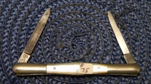 Hilger & Sons Celebrated Cutlery Pearl Tuxedo Knife c.1858-1890