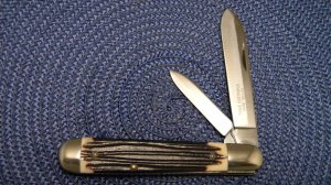 Maher & Grosh Stainless Steel (Queen) Imitation Winterbottom Bone Large Jack Knife c.1960's