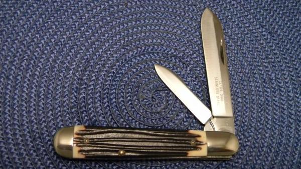 Maher & Grosh Stainless Steel (Queen) Imitation Winterbottom Bone Large Jack Knife c.1960's Maher & Grosh Stainless Steel (Queen) Imitation Winterbottom Bone Large Jack Knife c.1960's