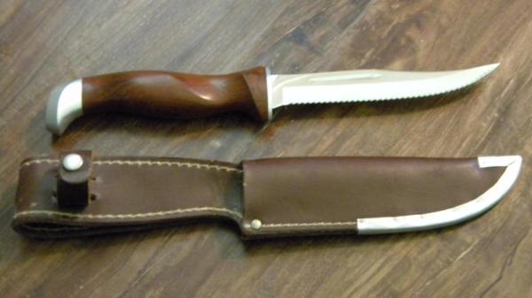 Cutco 1069 Sportsman Camping, Hunting & Fishing Fixed Blade Knife & Sheath
