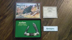 Remington USA Stag Canoe 2000 Wildlife Knife in Box