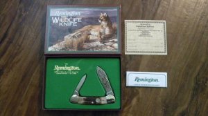Remington USA Stag Canoe 2001 Wildlife Knife in Box