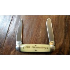 Remington USA 1997 Bone 15th Anniversary R4468 Bullet Muskrat Knife in Box Remington USA 1997 Bone 15th Anniversary R4468 Bullet Muskrat Knife in Box