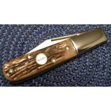 Remington USA Stag 18697 Barlow Knife in Box Remington USA Stag 18697 Barlow Knife in Box