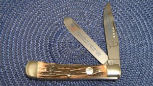 Boker Solingen Germany Tree Brand Stag Trapper Knife Norman Schwarzkopf Operation Desert Storm 1991