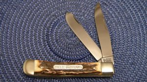 Boker Solingen Germany Tree Brand Stag Trapper Knife