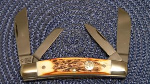 Boker Solingen Germany Tree Brand Stag Congress Knife
