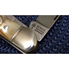 Boker Solingen Germany Tree Brand Stag Copperhead Knife Boker Solingen Germany Tree Brand Stag Copperhead Knife