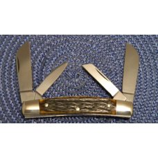 Boker Solingen Germany Tang Stamp Series 1848-2005 Bone Congress Knife