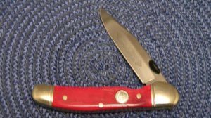 Boker Solingen Germany Tree Brand Bone Linerlock Copperhead Knife