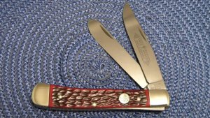 Boker Solingen Germany Tree Brand Delrin 9525 Trapper Knife