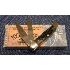 Case XX USA 2001 Pocket Worn Black Bone 62165 SS Tiny Folding Hunter Knife in Box Case XX USA 2001 Pocket Worn Black Bone 62165 SS Tiny Folding Hunter Knife in Box