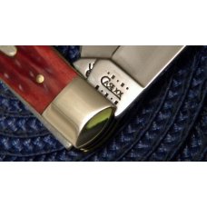 Case XX USA 2000 Pocket Worn Old Red Bone 6254 SS Trapper Knife in Box Case XX USA 2000 Pocket Worn Old Red Bone 6254 SS Trapper Knife in Box