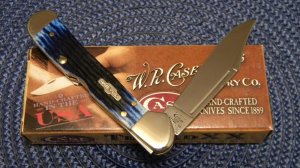 Case XX USA 2010 Blue Bone 61749L SS Mini Copperlock Knife