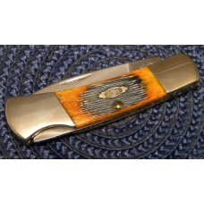 Case XX USA 2008 Autumn Bone 61225 L SS Lockback Knife in Box Case XX USA 2008 Autumn Bone 61225 L SS Lockback Knife in Box