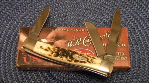 Case XX USA 2010 Amber Bone 63032 CV Stockman Knife in Box