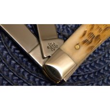 Case XX USA 2010 Amber Bone 63032 CV Stockman Knife in Box Case XX USA 2010 Amber Bone 63032 CV Stockman Knife in Box