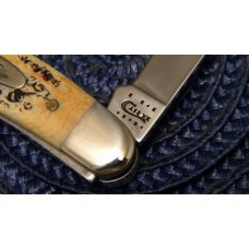 Case XX USA 2011 Bone Stag SS Mini Muskrat Knife in Box Case XX USA 2011 Bone Stag SS Mini Muskrat Knife in Box
