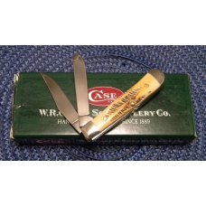 Case XX USA 2006 Bone Stag 6.52154 SS Tiny Trapper Knife in Box