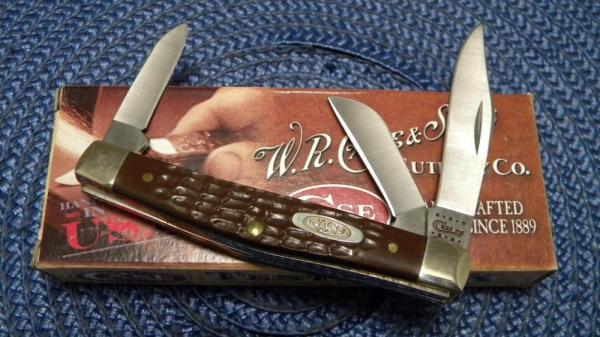 Case XX USA 2010 Delrin 6344 SS Stockman Knife in Box Case XX USA 2010 Delrin 6344 SS Stockman Knife in Box