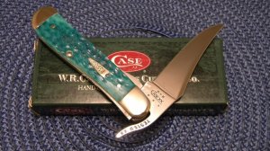 Case XX USA 2004 Jade Bone 61953L SS Russlock Knife in Box