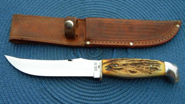 Case XX USA 1965-69 Stag 523 - 6 Fixed Blade Sheath Knife