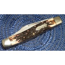 Schrade + USA 885UH Uncle Henry Staglon King Ranch Stockman Knife Schrade + USA 885UH Uncle Henry Staglon King Ranch Stockman Knife