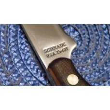 Schrade USA 154OT Drop Point Hunter Sharpfinger Knife w/Sheath in Box Schrade USA 154OT Drop Point Hunter Sharpfinger Knife w/Sheath in Box