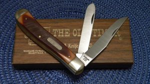 Schrade USA 94OT Delrin Gunstock Trapper Knife in Box