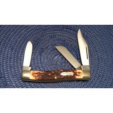 Schrade + USA 885UH Uncle Henry Staglon King Ranch Stockman Knife in Box Schrade + USA 885UH Uncle Henry Staglon King Ranch Stockman Knife in Box