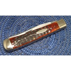 Case XX Stainless USA 1965-69 Bone 6254 SSP Tested XX Razor Edge Trapper Knife Case XX Stainless USA 1965-69 Bone 6254 SSP Tested XX Razor Edge Trapper Knife