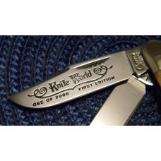 Cripple Creek USA by Bob Cargill 1982 Bone Knife World First Edition Jack Knife Cripple Creek USA by Bob Cargill 1982 Bone Knife World First Edition Jack Knife