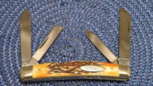 Case XX USA 10 Dot (1970) Stag 54052 Congress Knife
