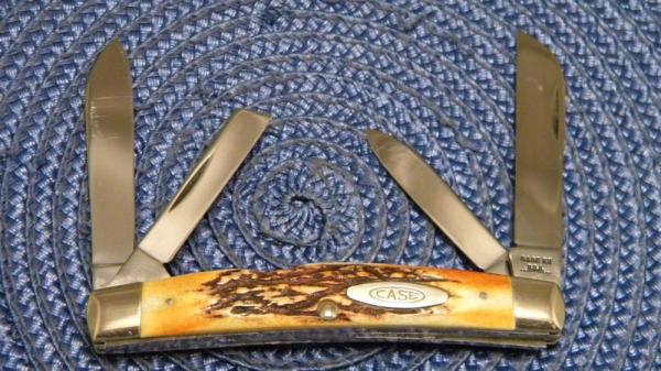 Case XX USA 10 Dot (1970) Stag 54052 Congress Knife Case XX USA 10 Dot (1970) Stag 54052 Congress Knife