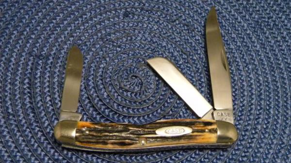 Case XX 1940-1964 Stag 53047 Stockman Knife *Salesman Sample* Case XX 1940-1964 Stag 53047 Stockman Knife *Salesman Sample*