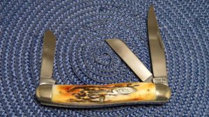 Case XX USA 1965-1969 Stag 53047 Stockman Knife