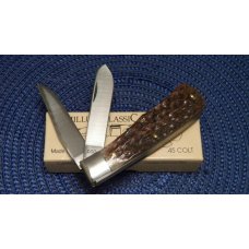 Camillus NY USA CCC-5 Bone Classic Cartridge Bone .45 Colt Trapper Knife in Box Camillus NY USA CCC-5 Bone Classic Cartridge Bone .45 Colt Trapper Knife in Box