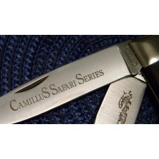 Camillus NY USA Wood CSS-1 Safari Series Cape Buffalo Wood Jumbo Trapper Knife in Box Camillus NY USA Wood CSS-1 Safari Series Cape Buffalo Wood Jumbo Trapper Knife in Box