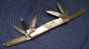 Fight'n Rooster Germany Pearl 8 Blade Congress 1984 Kentucky Cutlery Assn. Club Knife