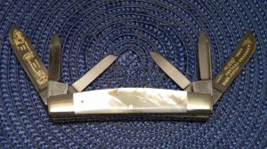 Fight'n Rooster Germany Pearl 6 Blade Congress 1981 Kentucky Cutlery Assn. Club Knife