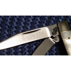 Queen Steel USA #54 Pearl Stockman Knife c.1980 Queen Steel USA #54 Pearl Stockman Knife c.1980