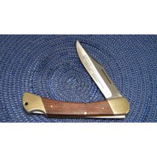 Puma Germany Wood 970 Game Warden Lockback Knife in Box c.1977 Puma Germany Wood 970 Game Warden Lockback Knife in Box c.1977