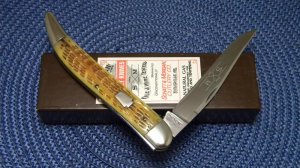 Schatt & Morgan Series IX Keystone Series #9 Bone 041120 Toothpick Knife in Box