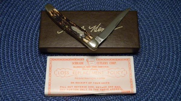 Schrade + USA 197UH Uncle Henry Staglon Cat Paw Linerlock Knife in Box Schrade + USA 197UH Uncle Henry Staglon Cat Paw Linerlock Knife in Box