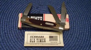 Schrade USA 89OT Delrin Old Timer Blazer Stockman Knife in Box