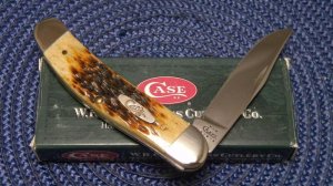 Case XX USA 2002 Antique Bone TB6139 SS Tony Bose Sowbelly Knife in Box